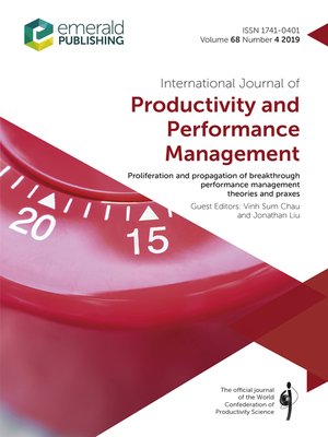 cover image of International Journal of Productivity and Performance Management , Volume 68, Number 4